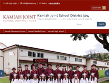 Tablet Screenshot of kamiah.org